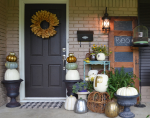 tips for decorating your entryway for fall 