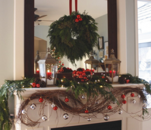 styling the perfect holiday mantle