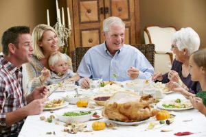 18735751 - multi generation family celebrating thanksgiving