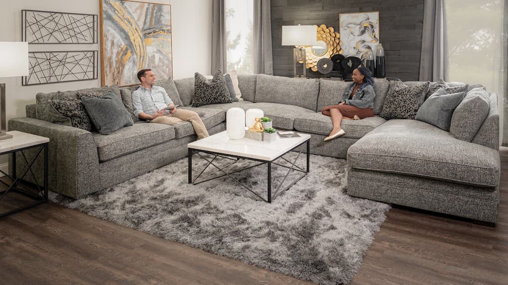 Modern Living Room Furniture Set by Home Zone Furniture
